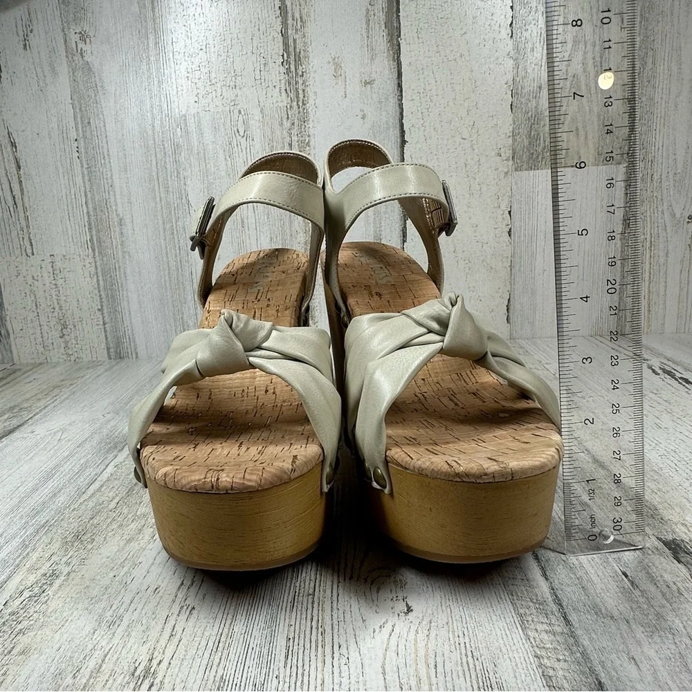 Korks Wedge‎ Sandal Women's 10 Dawson Women's Sandal Faux Leather Platform